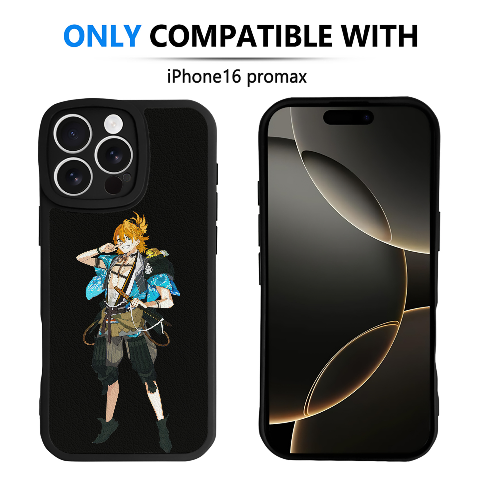 （画像用） 刀剣乱舞 Touken Ranbu 【iPhone 16シリーズ対応】シリコンスマホケース（レザー調） 材質：シリコン